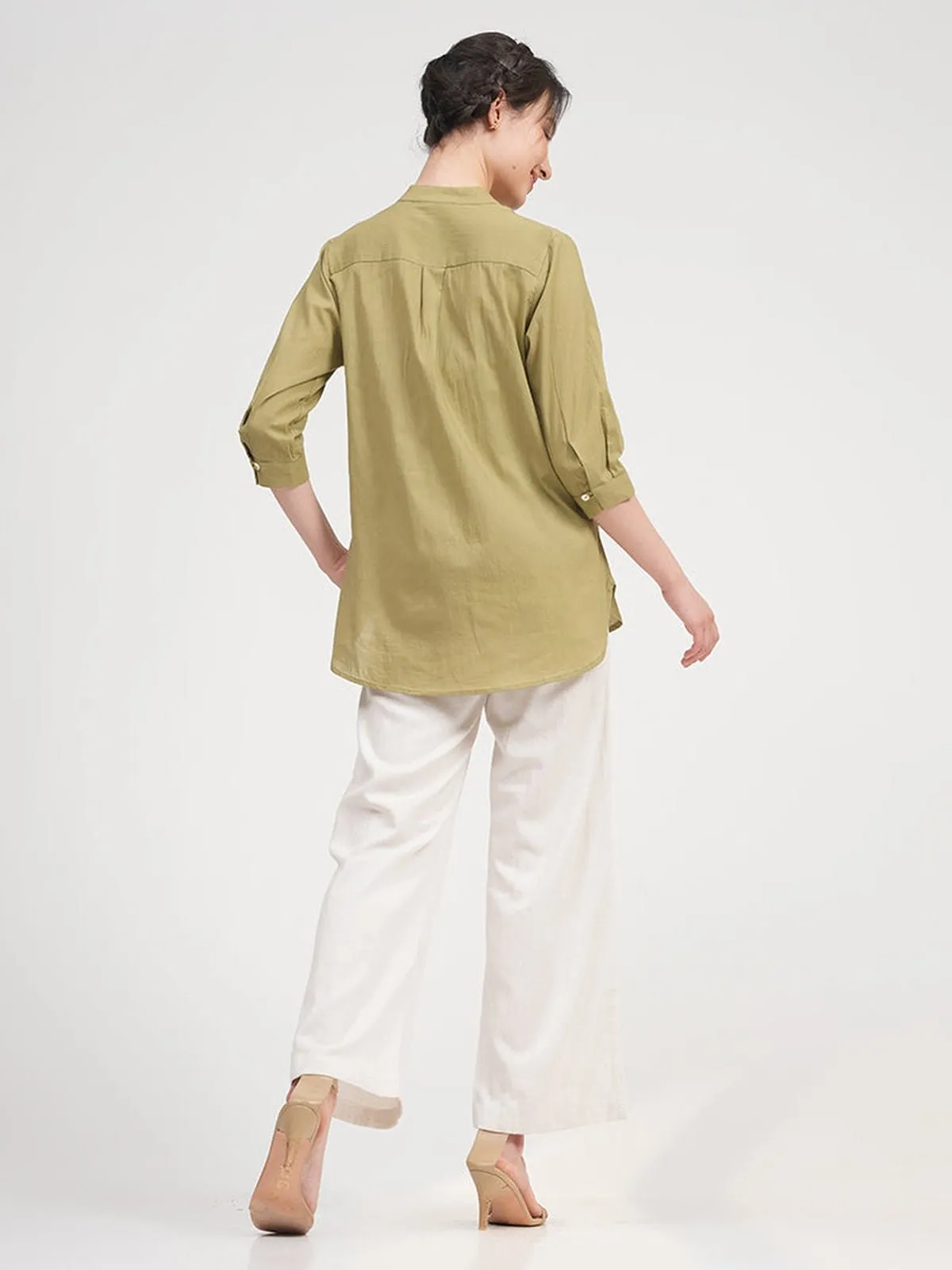 Organic Cotton Dianne Shirt with Trousers Co-ords Set