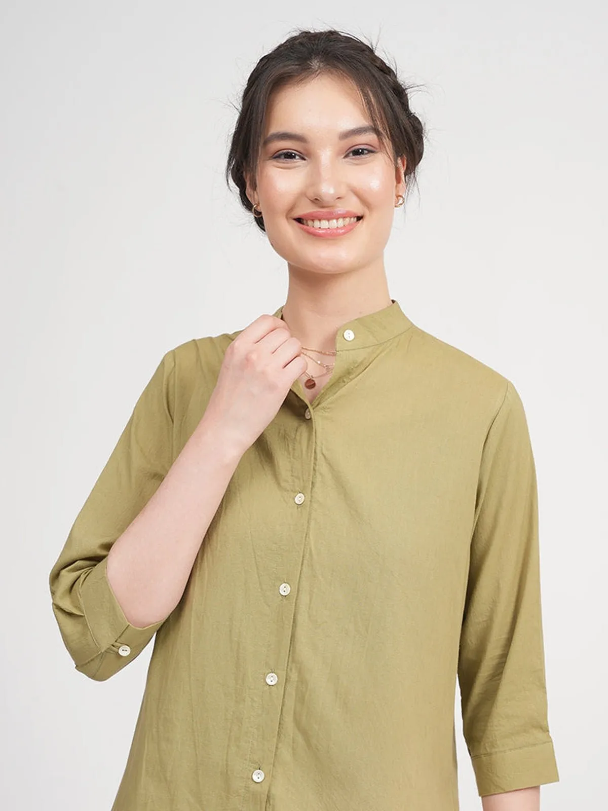 Organic Cotton Dianne Shirt with Trousers Co-ords Set