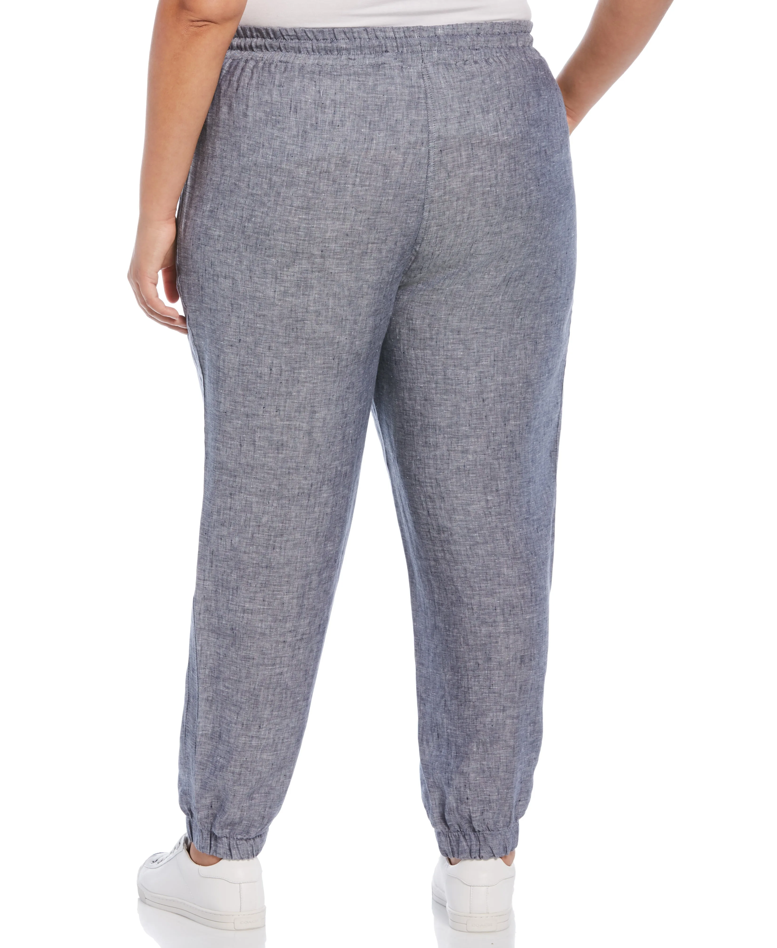 Plus Size Modern Fit Linen Jogger