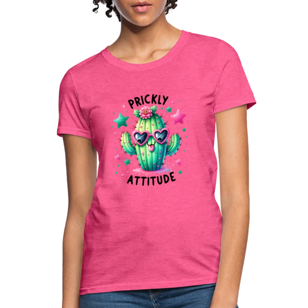 Prickly Attitude Women's Contoured T-Shirt (Cactus)