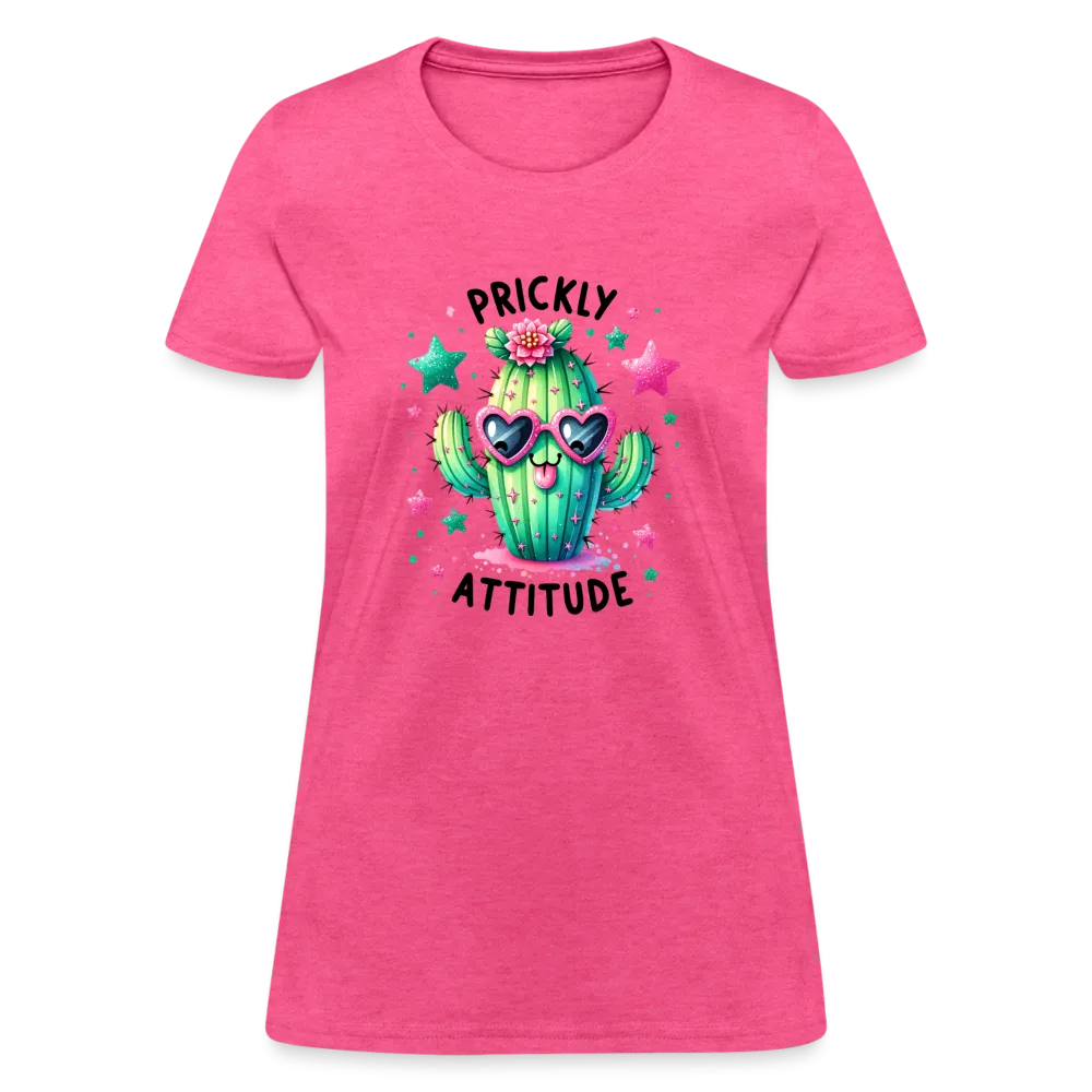 Prickly Attitude Women's Contoured T-Shirt (Cactus)