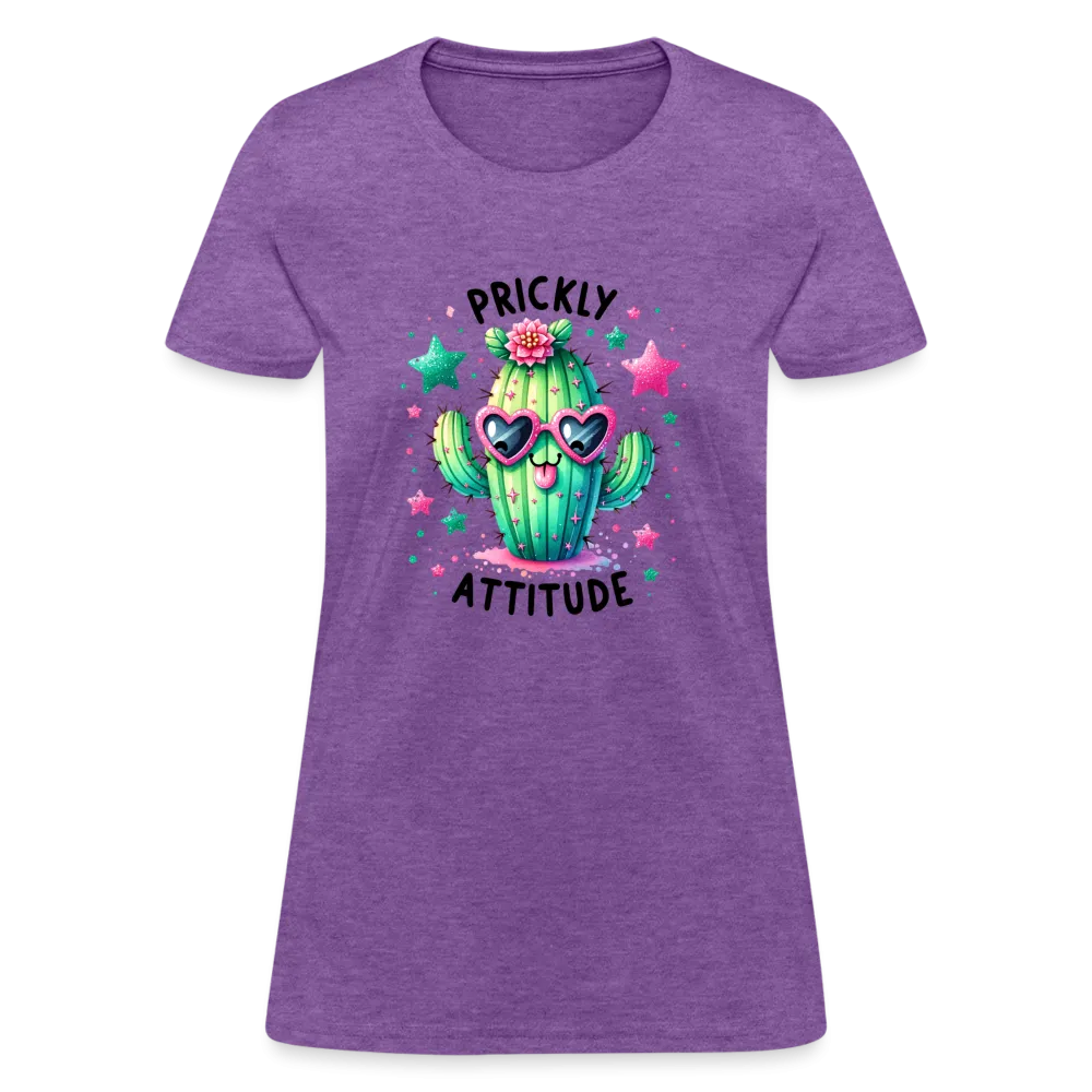 Prickly Attitude Women's Contoured T-Shirt (Cactus)