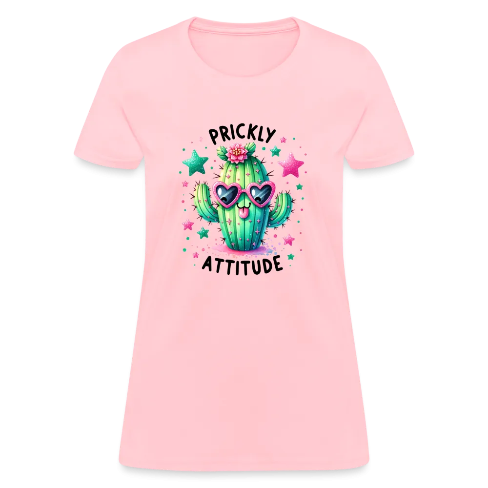 Prickly Attitude Women's Contoured T-Shirt (Cactus)