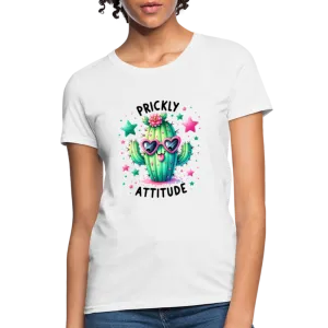 Prickly Attitude Women's Contoured T-Shirt (Cactus)