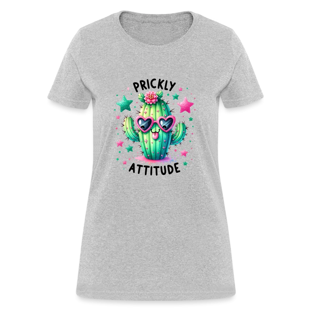 Prickly Attitude Women's Contoured T-Shirt (Cactus)