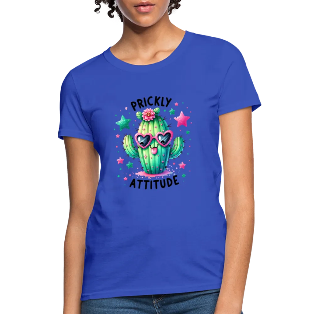 Prickly Attitude Women's Contoured T-Shirt (Cactus)