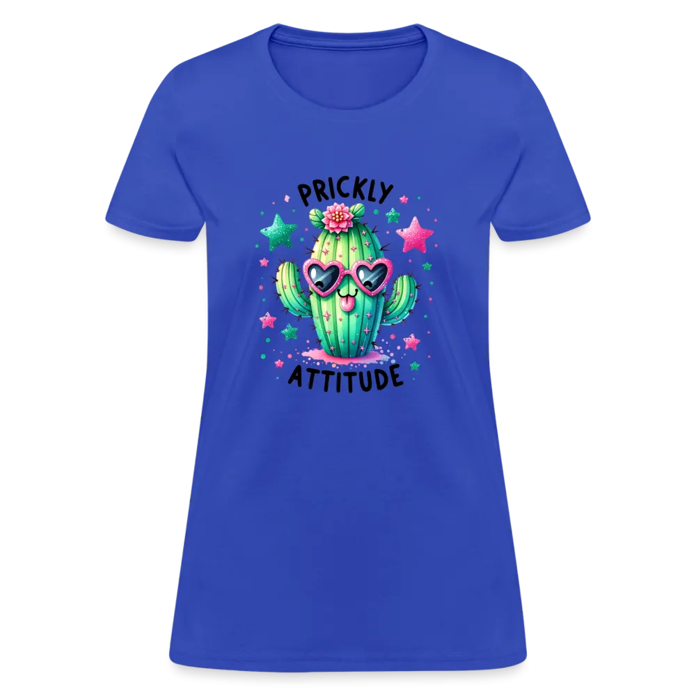 Prickly Attitude Women's Contoured T-Shirt (Cactus)