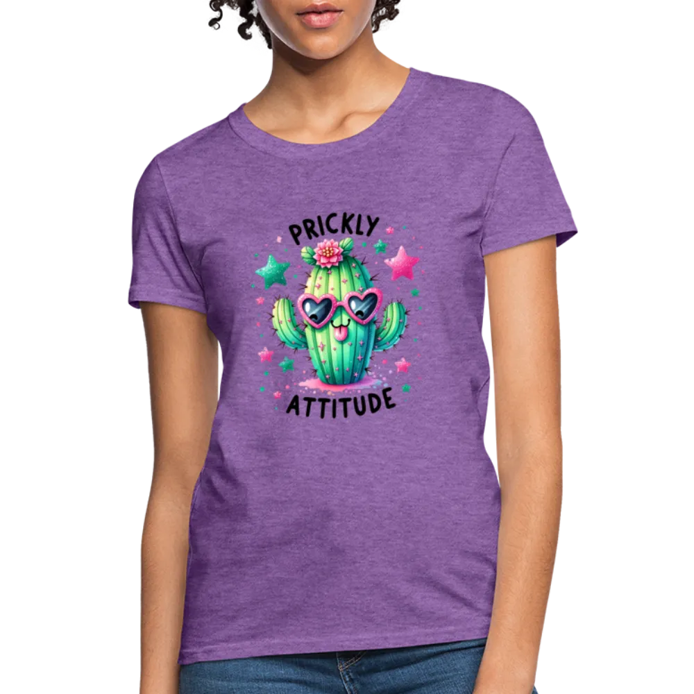 Prickly Attitude Women's Contoured T-Shirt (Cactus)