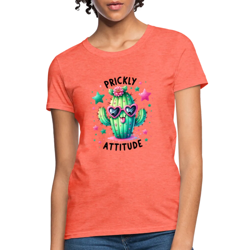 Prickly Attitude Women's Contoured T-Shirt (Cactus)