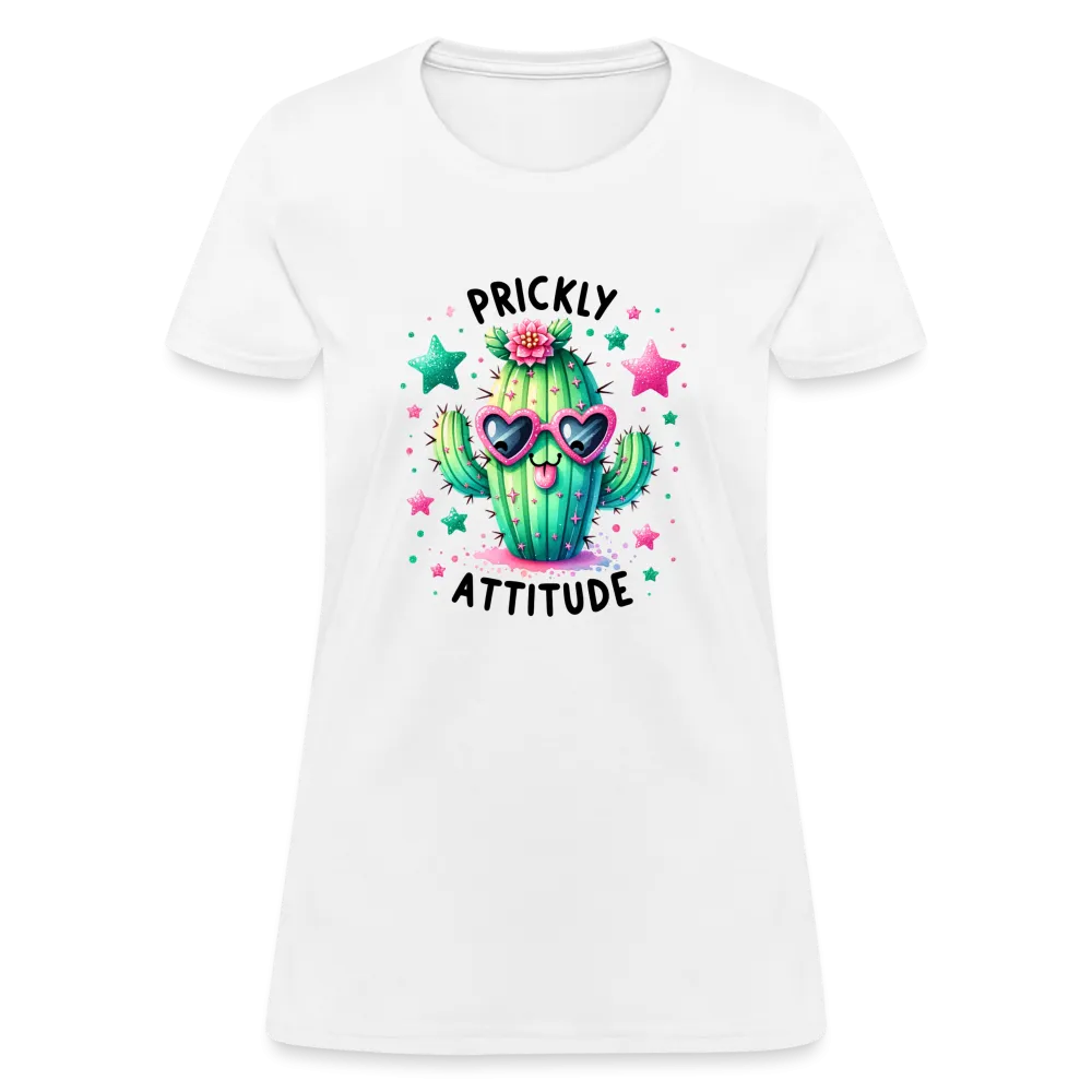 Prickly Attitude Women's Contoured T-Shirt (Cactus)