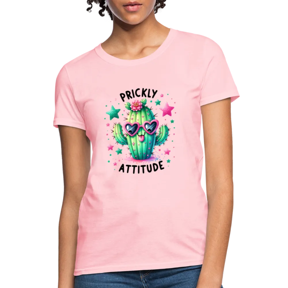 Prickly Attitude Women's Contoured T-Shirt (Cactus)