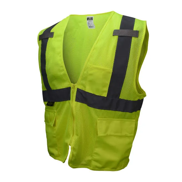 Radians SV27 Type R Class 2 Multipurpose Surveyor Safety Vest - Hi-Vis Green