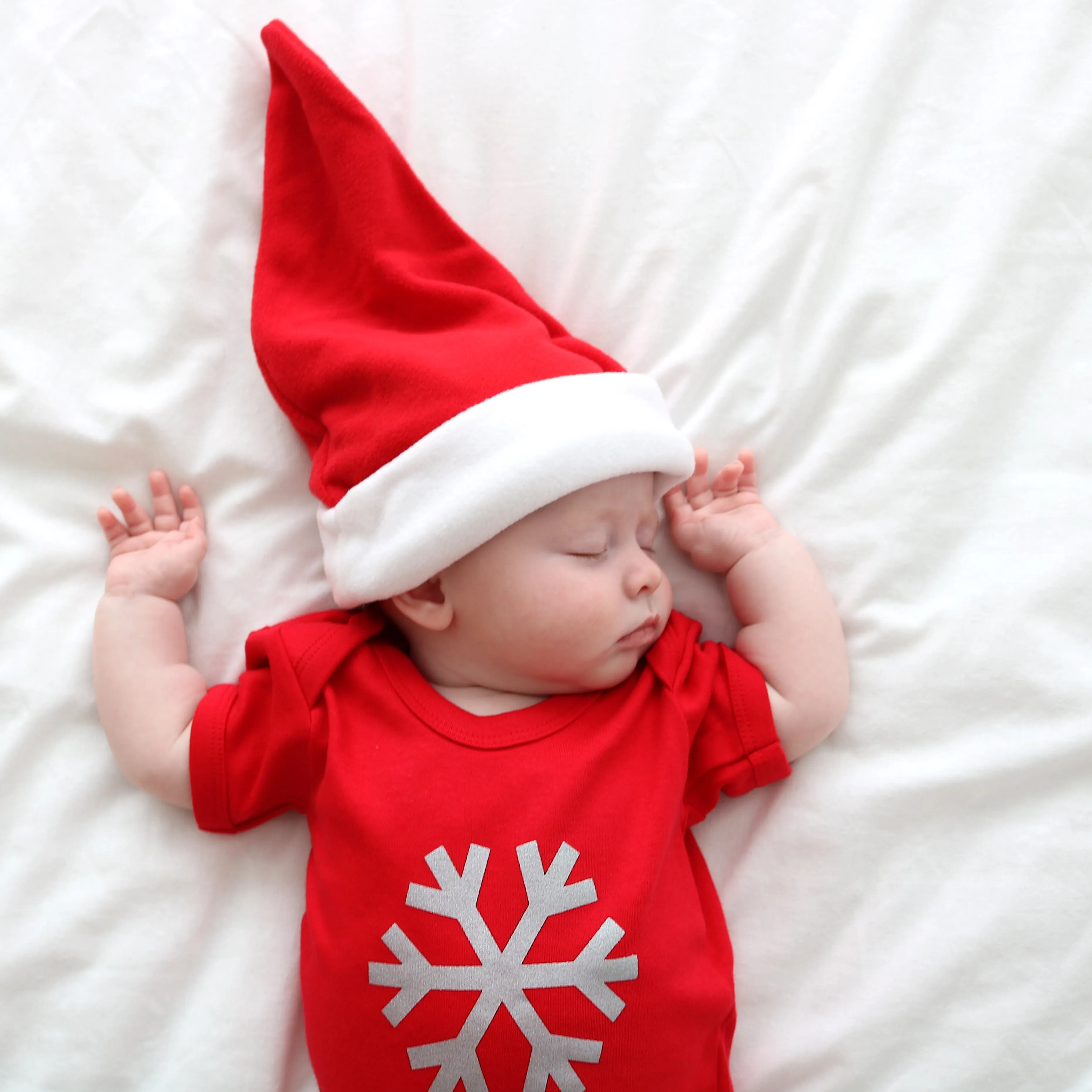 Red and Silver Snowflake Vest