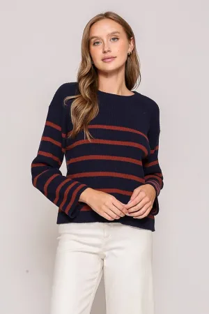 Striped Knit Sweater