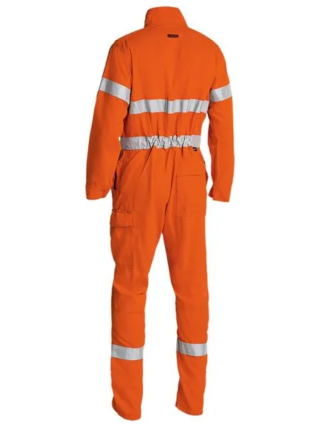 Tencate Tecasafe Plus 580 Taped Hi Vis Lightweight Fr Non Vented Engineered Coverall - BC8185T