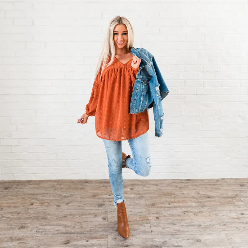 The Dottie Top: Rust