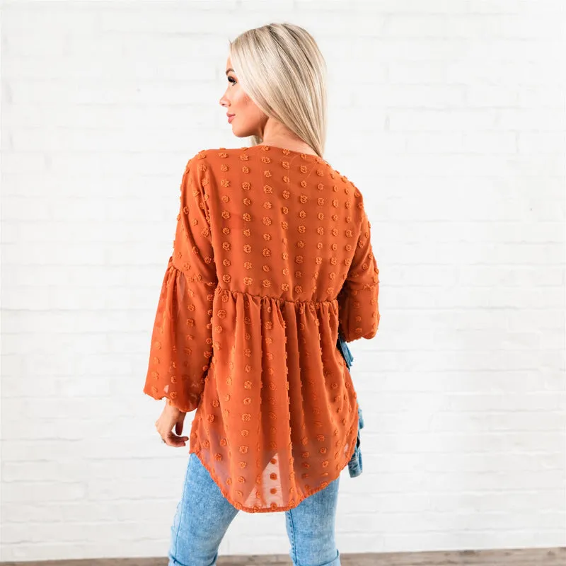 The Dottie Top: Rust