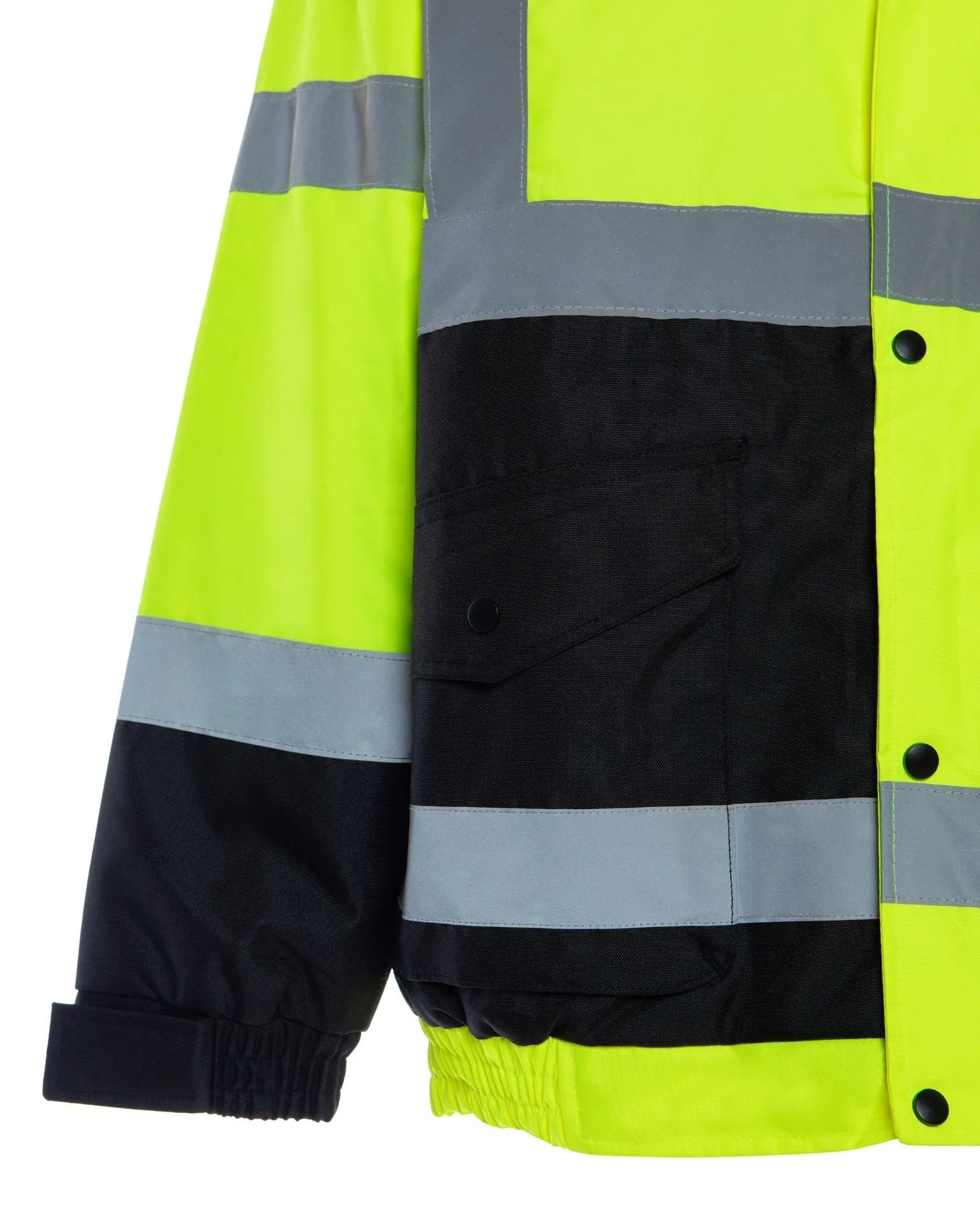 UHV562 HiVis Quilt Lined Bomber Jacket