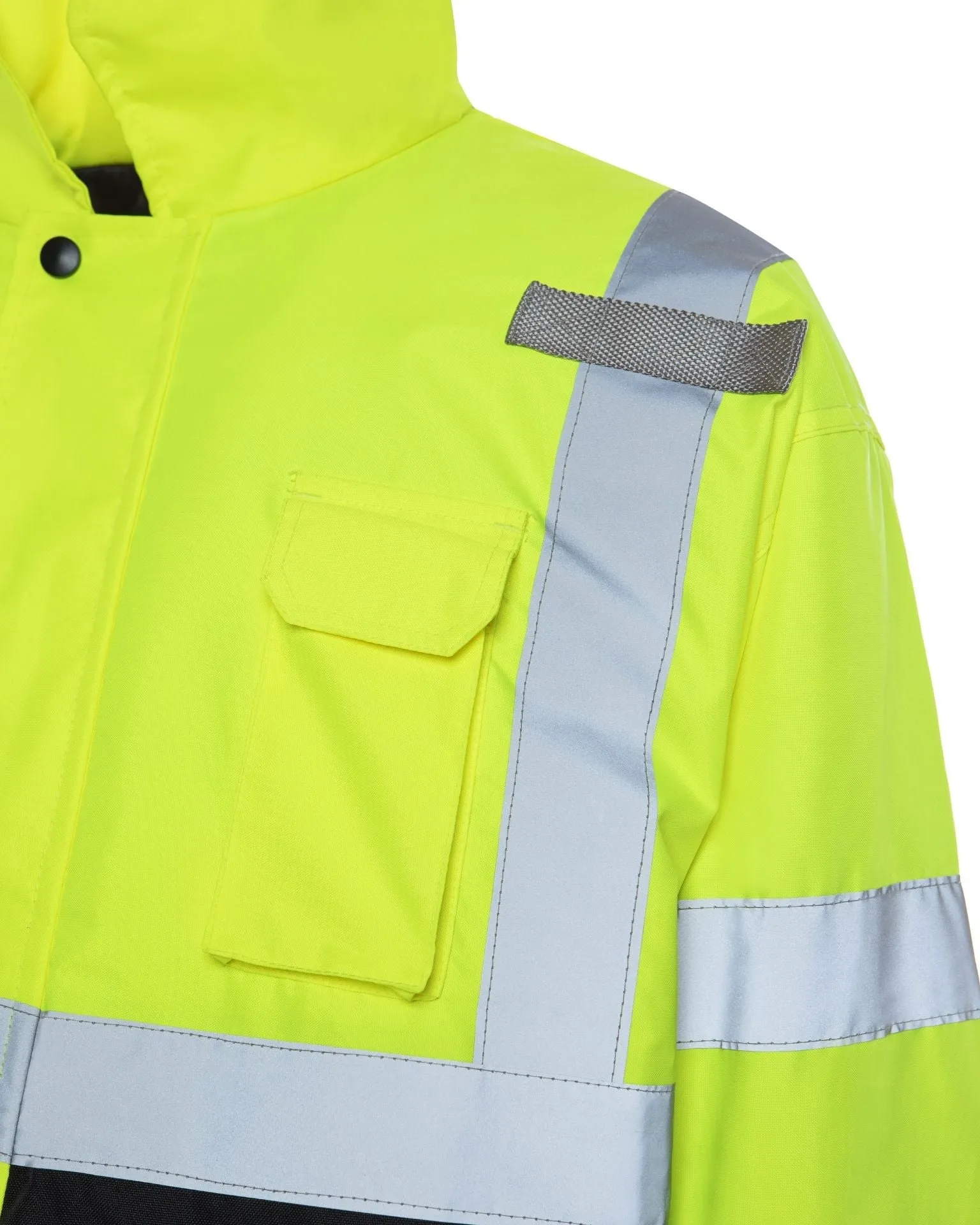 UHV562 HiVis Quilt Lined Bomber Jacket