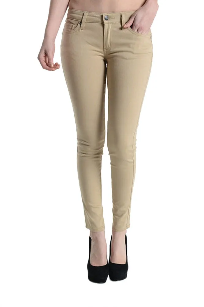 Women's Skinny Fit Twill Pants